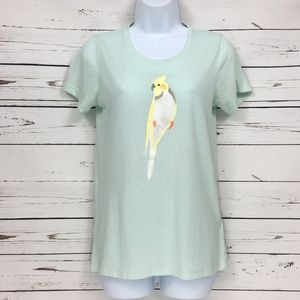 J. Crew Collector Tees Cockatiel Spring Shirt